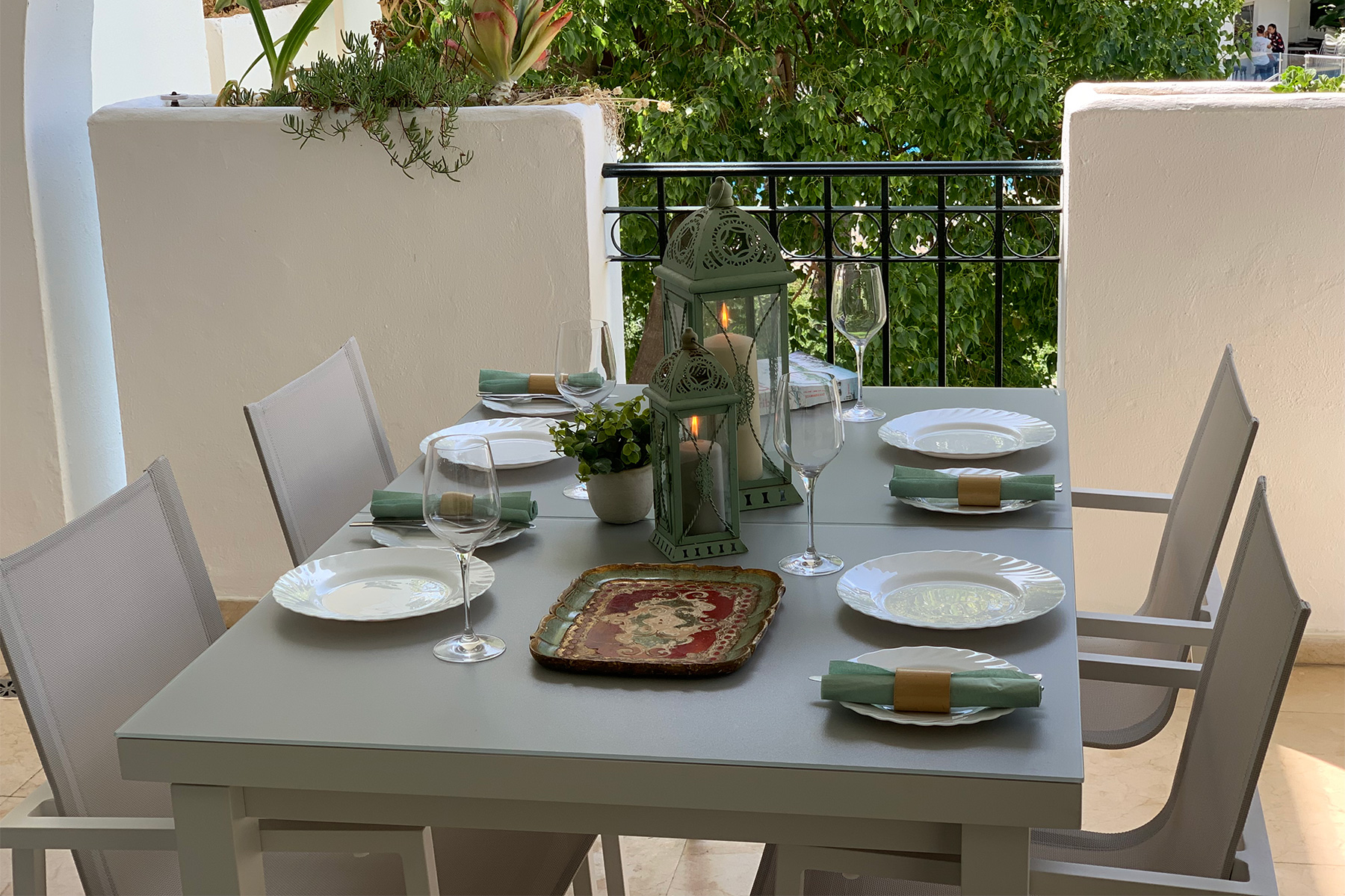 Alquiler apartamentos Estepona Terraza