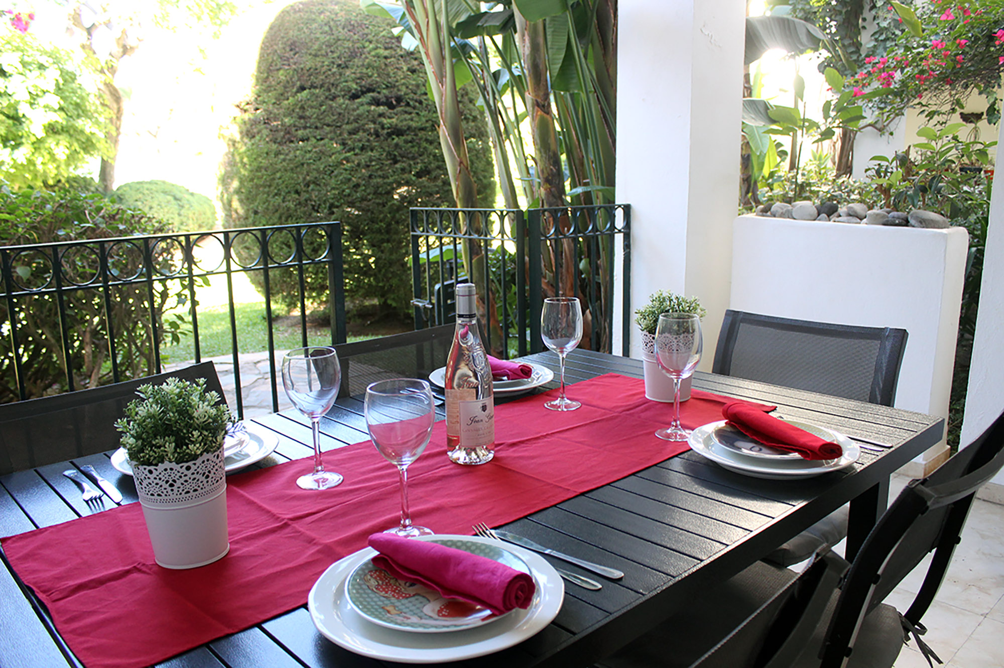 Alquiler apartamentos Estepona Terraza