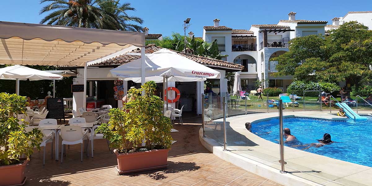 El restaurante bar en Hacienda Beach