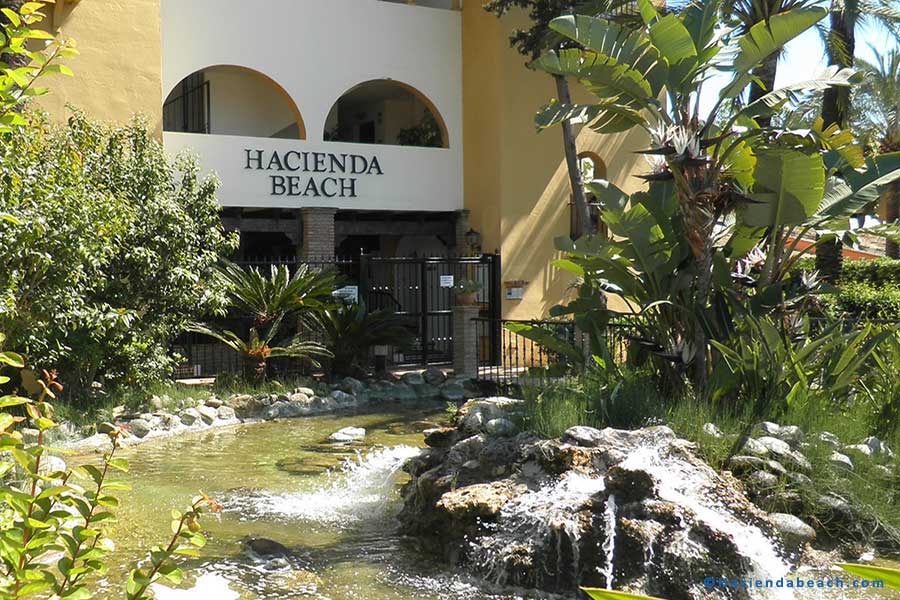 Hacienda Beach main entrance